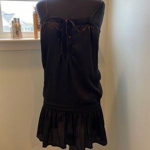 Adjustable strap baby doll dress